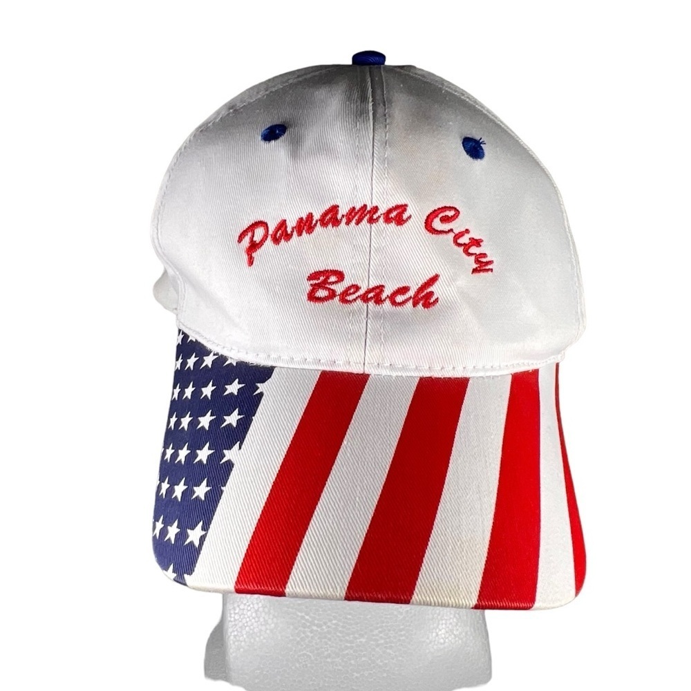Panama City Beach Mens Hat American Flag Snapback Baseball Cap Otto